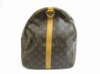 Photo4: LOUIS VUITTON Monogram Leather Brown Gym Bag Keepall 60 Bandouliere #5197