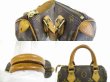 Photo8: LOUIS VUITTON Monogram Leather Brown Hand Bag Mini Speedy #5200