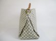 Photo4: LOUIS VUITTON Damier Azur Leather White Hobo Shoulder Bag Artsy MM #5203