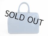 Photo: LOUIS VUITTON Epi Leather Blue Hand Bag Purse Speedy25 #5212