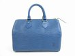 Photo2: LOUIS VUITTON Epi Leather Blue Hand Bag Purse Speedy25 #5212