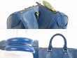 Photo7: LOUIS VUITTON Epi Leather Blue Hand Bag Purse Speedy25 #5212