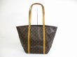 Photo1: LOUIS VUITTON Monogram Leather Brown Tote&Shoppers Bag Sac Shopping #5213