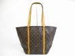 Photo2: LOUIS VUITTON Monogram Leather Brown Tote&Shoppers Bag Sac Shopping #5213