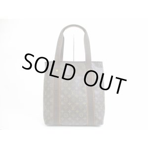 Photo: LOUIS VUITTON Monogram Leather Brown Tote Bag Cabas Beaubourg #5219