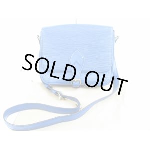 Photo: LOUIS VUITTON Epi Leather Blue Cross-body Bag Cartouchiere #5225