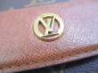 Photo11: LOUIS VUITTON Monogram Leather Brown Clutch Bag Bordeaux w/Strap #5237