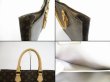 Photo8: LOUIS VUITTON Monogram Leather Brown Hand Bag Tote Bag Sac Plat #5241