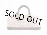 Photo: LOUIS VUITTON Monogram Mini Canvas Red Hand Bag Purse Alma Long #5249