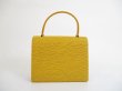 Photo2: LOUIS VUITTON Epi Leather Yellow Hand Bag Purse Malesherbes #5250