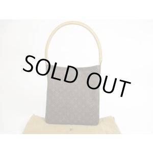 Photo: LOUIS VUITTON Monogram Leather Brown Shoulder Bag Purse Looping GM #5253