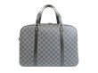 Photo2: LOUIS VUITTON Damier Graphite Leather Briefcase Laptop Bag Jorn #5269