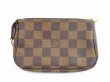 Photo2: LOUIS VUITTON Damier Leather Mini Accessories Chain Pouch Purse #5276