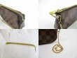 Photo7: LOUIS VUITTON Damier Leather Mini Accessories Chain Pouch Purse #5277