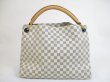 Photo2: LOUIS VUITTON Azur Leather White Hobo Shoulder Bag Artsy MM #5280