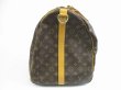 Photo3: LOUIS VUITTON Monogram Leather Brown Gym Bag Keepall 60 Bandouliere #5303