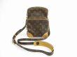 Photo1: LOUIS VUITTON Monogram Leather Brown Cross-body Bag Purse Amazon #5314