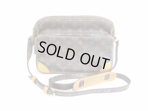 Photo1: LOUIS VUITTON Monogram Leather Brown Messenger&Cross-body Bag Nile #5315