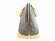 Photo4: LOUIS VUITTON Monogram Leather Brown Hand Bag Purse Alma #5318