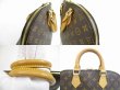 Photo7: LOUIS VUITTON Monogram Leather Brown Hand Bag Purse Alma #5318