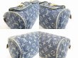 Photo6: LOUIS VUITTON Monogram Denim Blue Hand Bag Purse Speedy #5329