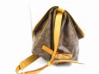 Photo4: LOUIS VUITTON Monogram Leather Brown Cross-body Bag Saumur 35 #5356