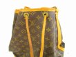 Photo8: LOUIS VUITTON Monogram Leather Brown Shoulder Bag Purse Noe #5358