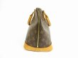 Photo4: LOUIS VUITTON Monogram Leather Brown Hand Bag Purse Alma #5361