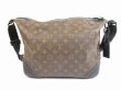 Photo2: LOUIS VUITTON Monogram Brown Waterproof Leather Cross-body Bag Messenger #5370