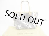 Photo: LOUIS VUITTON Limited Kusama Leather White Tote Bag Purse Neverfull MM #5375