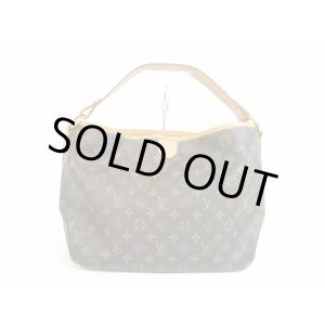 Photo: LOUIS VUITTON Monogram Brown Leather Hobo Shoulder Bag Delightful PM #5386