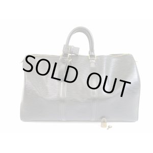 Photo: LOUIS VUITTON Epi Leather Black Duffle&Gym Bag Hand Bag Keepall 45 #5397