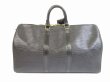 Photo2: LOUIS VUITTON Epi Leather Black Duffle&Gym Bag Hand Bag Keepall 45 #5397