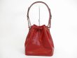 Photo1: LOUIS VUITTON Epi Leather Red Shoulder Bag Purse Petite Noe #5401