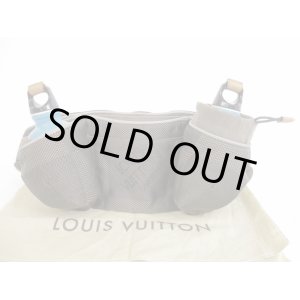 Photo: LOUIS VUITTON Damier Geant Canvas Gray Suntulle Jogging Waist Packs #5410