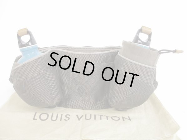 Photo1: LOUIS VUITTON Damier Geant Canvas Gray Suntulle Jogging Waist Packs #5410