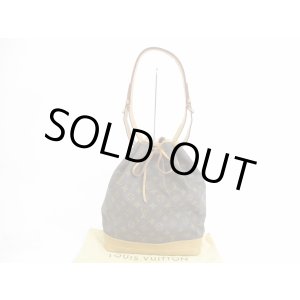 Photo: LOUIS VUITTON Monogram Leather Brown Shoulder Bag Purse Noe #5411