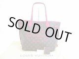 Photo: LOUIS VUITTON Limited Edition Ikat Rose Indian Tote Bag Neverfull MM #5415