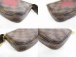 Photo6: LOUIS VUITTON Damier Leather T&B Mini Accessories Chain Pouch Purse #5438