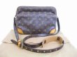 Photo1: LOUIS VUITTON Monogram Leather Brown Messenger&Cross-body Bag Nile #5456