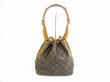 Photo2: LOUIS VUITTON Monogram Leather Brown Shoulder Bag Purse Petite Noe #5492