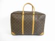 Photo2: LOUIS VUITTON Monogram Leather Brown Hand Bag Travel Bag Sirius 45 #5493