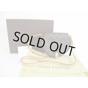 Photo: LOUIS VUITTON Monogram Leather Brown Cross-body Bag Tambourine #5494