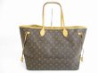 Photo2: LOUIS VUITTON Monogram Leather Brown Tote&Shoppers Bag Neverfull GM #5498