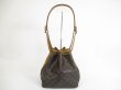 Photo2: LOUIS VUITTON Monogram Leather Brown Shoulder Bag Purse Petite Noe #5499