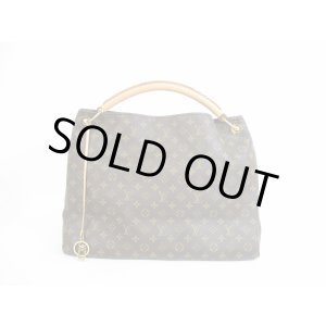 Photo: LOUIS VUITTON Monogram Leather Brown Shoulder Bag Hobo Artsy GM #5504