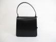 Photo2: Rare! LOUIS VUITTON Monogram Op Art Leather Black Hand Bag Purse #5510