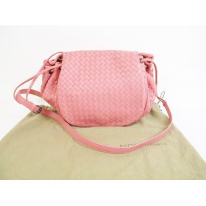 Photo: BOTTEGA VENETA Intrecciato Leather Pink Crossbody Bag Purse #5512