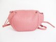 Photo2: BOTTEGA VENETA Intrecciato Leather Pink Crossbody Bag Purse #5512