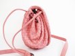 Photo3: BOTTEGA VENETA Intrecciato Leather Pink Crossbody Bag Purse #5512